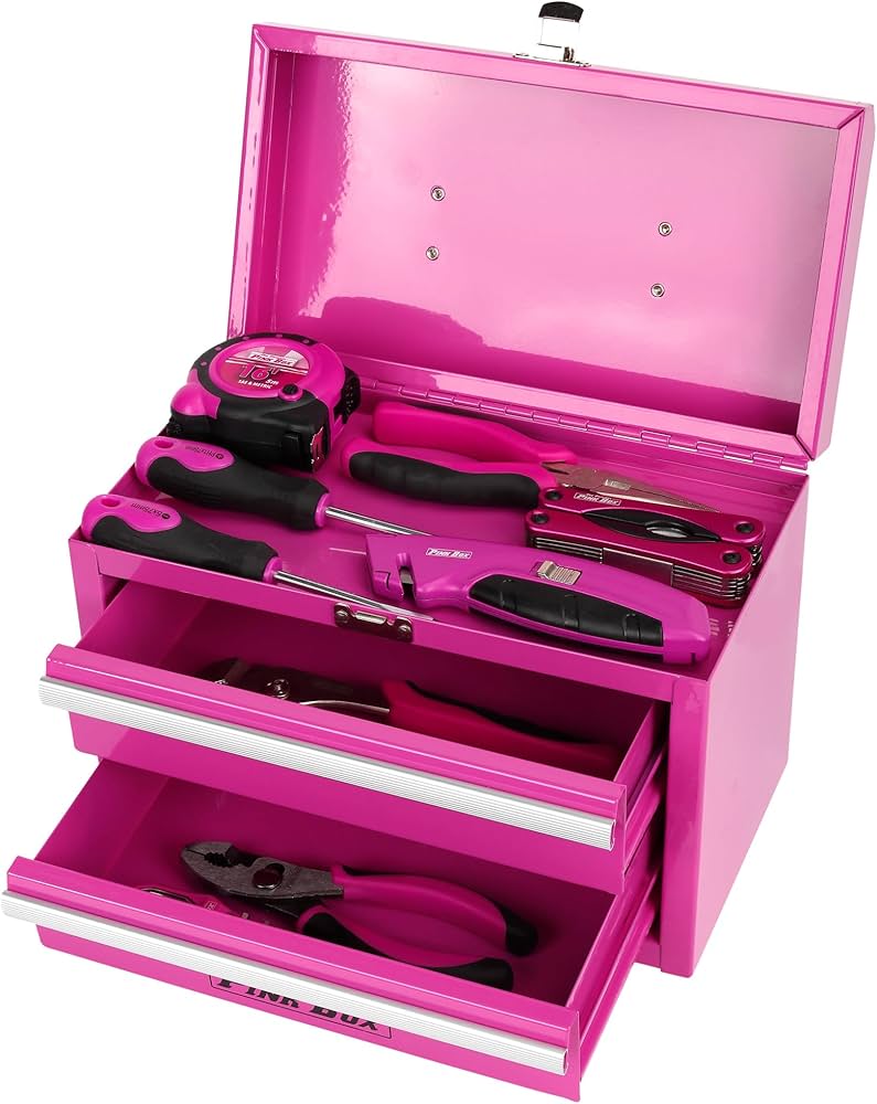 Amazon.co.jp: オリジナルピンクボックス 11インチ 2段引き出し