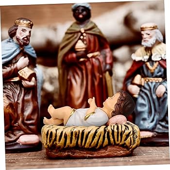 Amazon.co.jp: Zerodeko 樹脂の赤ち ゃんのイエ スの置物オ ーナメント