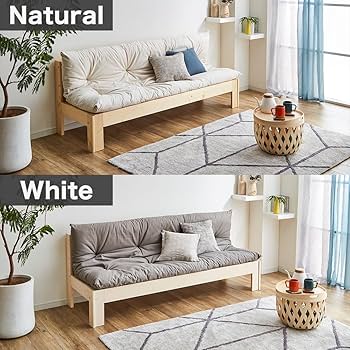 Amazon | 伸長式ソファベッド シングル すのこベッド 3Pソファ 2way