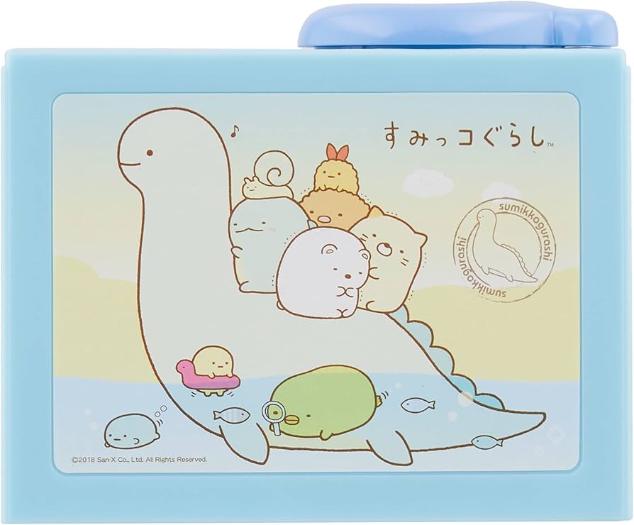 Amazon | シャイン(Shine) すみっコぐらし とかげ バンク ブルー