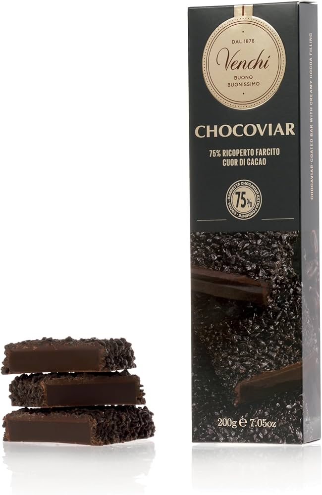 Amazon | ヴェンキ｜Venchi【公式】 チョコビア75％ ソフトバー 200g