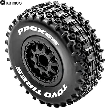 Amazon | Chanmoo 1/10 RC ショートコース トラック ホイールとタイヤ