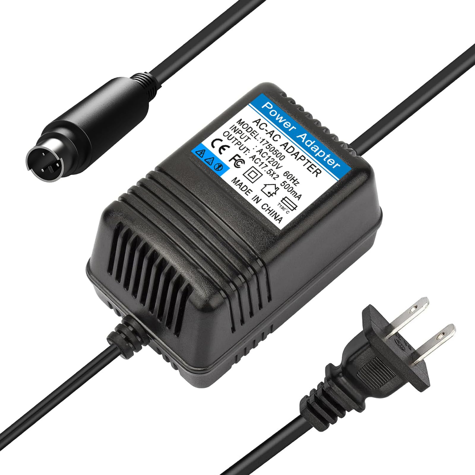 Amazon.com: 17.5VX2 500mA Powe Adapter for Behringer MXUL5