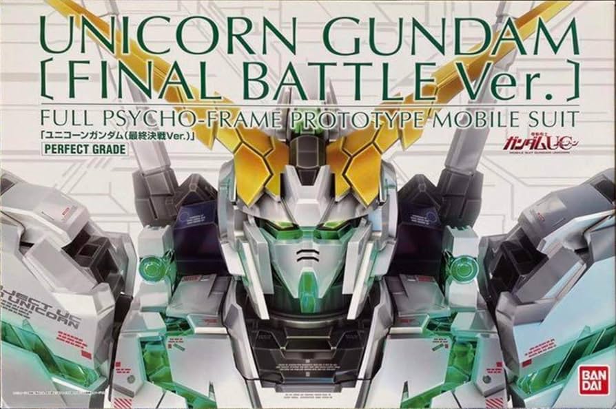 Amazon.com: Bandai PG 1/60 RX-0 Unicorn Gundam (Final Battle Ver