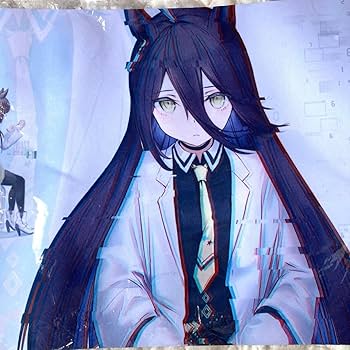 Amazon | ウマ 娘 マンハッタン カフェ 白衣 プレイマット スリーブ 白