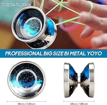 Amazon | WATIEOBOO プロフェッショナル バイメタルヨーヨー、大人の