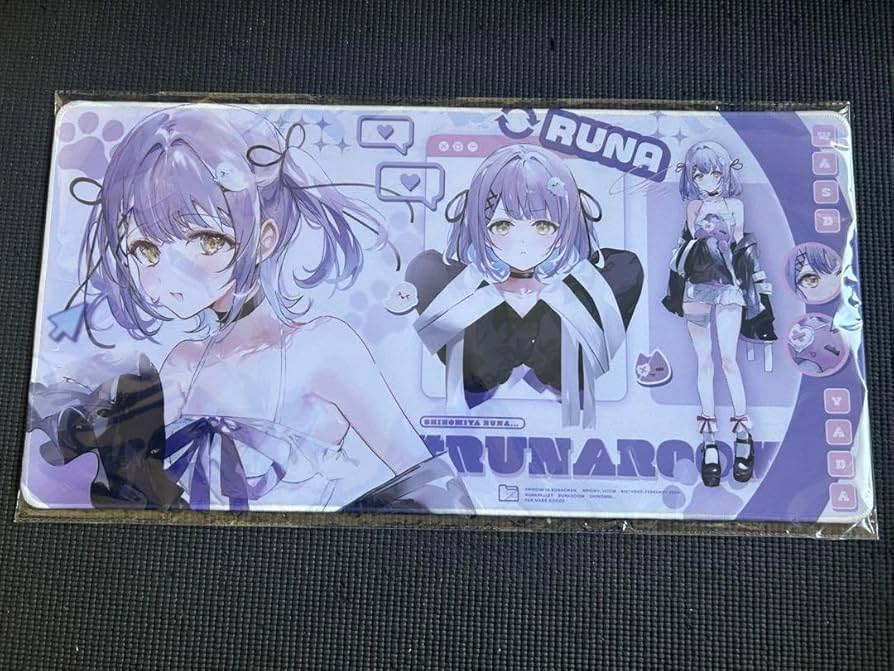 Amazon.co.jp: ぶい すぽ 紫宮るな sia先生 プレイマット ラバーマット