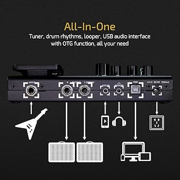 Amazon.co.jp: Valeton GP-100 ギター ベース シミュレーション