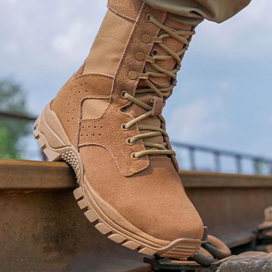 Amazon | [LECMT] サバゲーブーツ メンズ タクティカル サイドジッパー