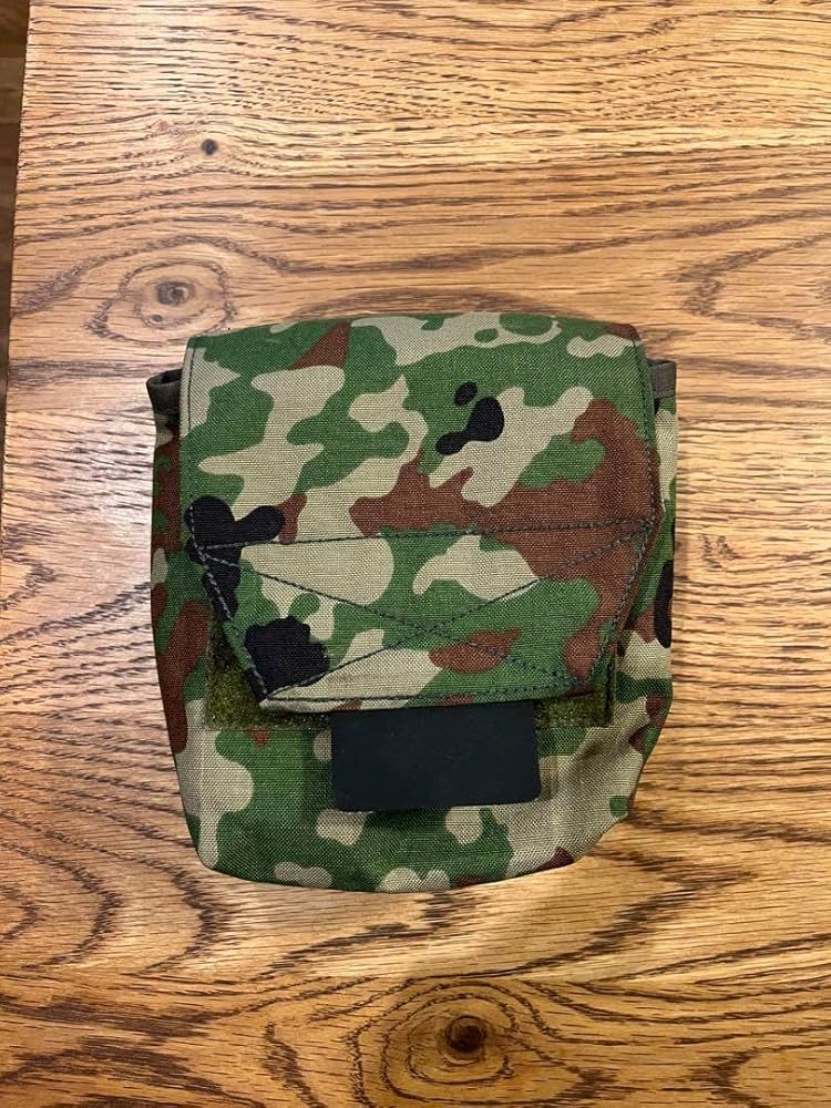 JSTAタイプポーチ(幅広ver) 陸自迷彩 個人製作品 JSTAタイプポーチ