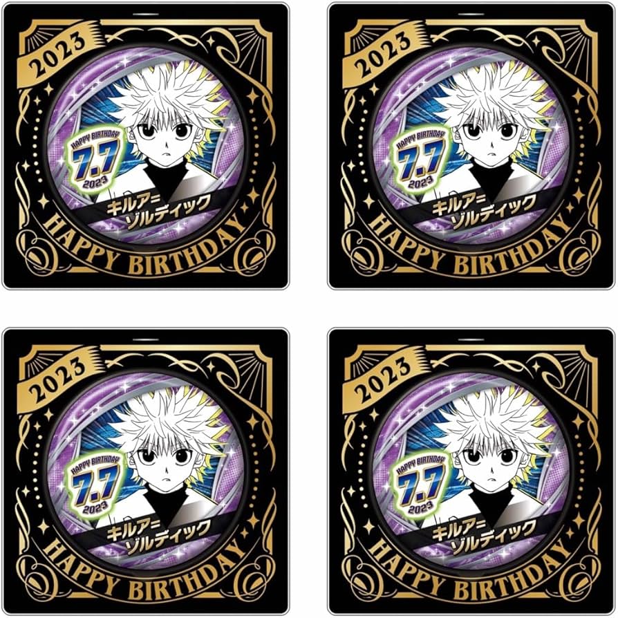 Amazon | ハンターハンター キルア バースデー バースデイ 缶バッジ 缶
