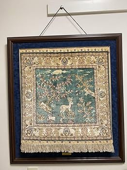 Amazon.co.jp: トルコ 絨毯 産 シルク100％ ヘレケ 絨毯 カーペット