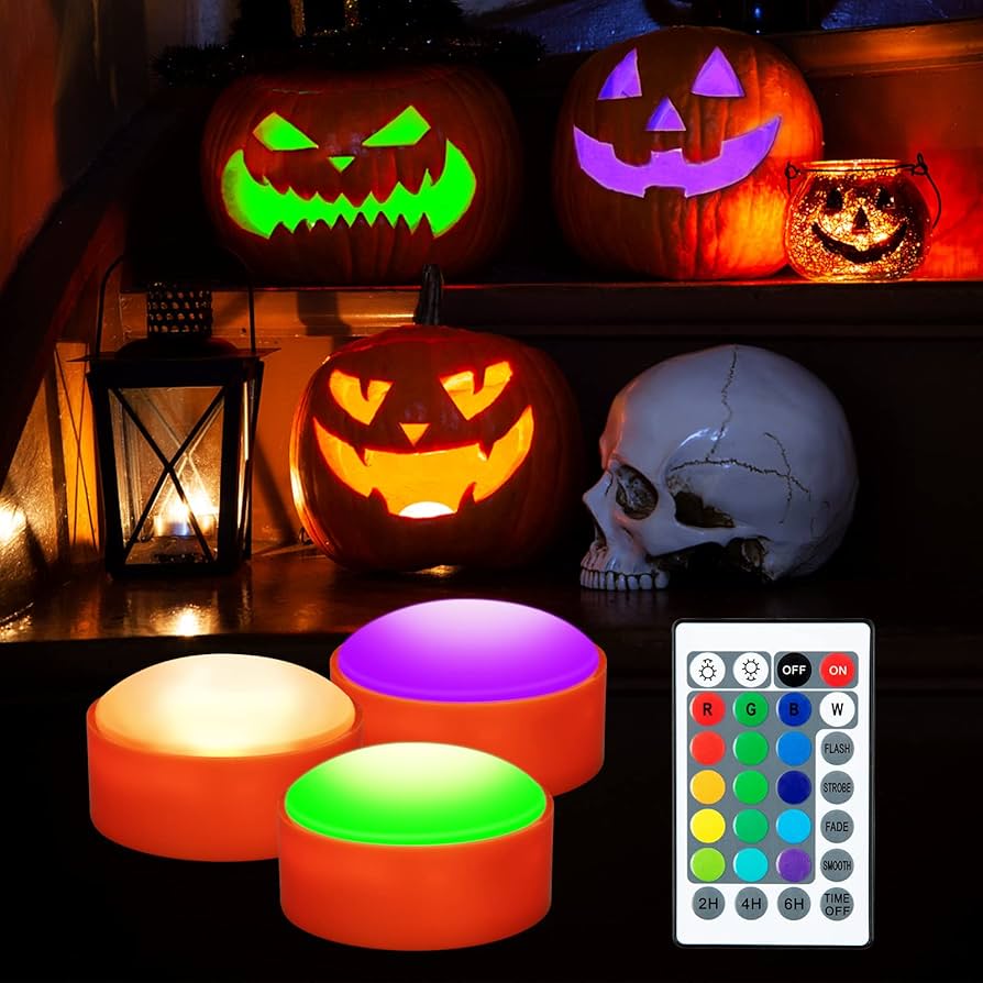 Amazon.com: SOLLED Pumpkin Lights with Remote Control and Timers