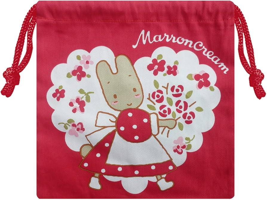 Amazon.co.jp: マロンクリーム 巾着 マロンクリーム 約H20cm x W20cm