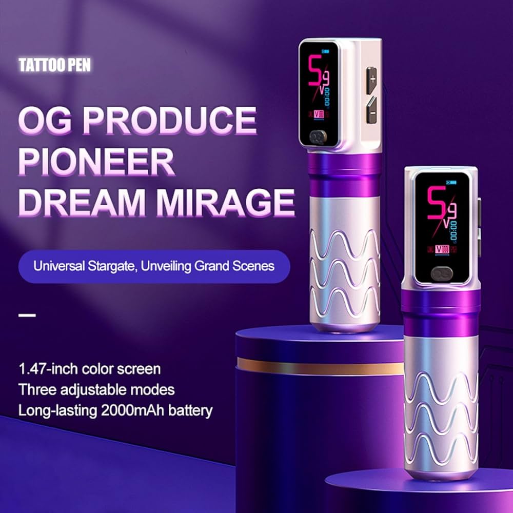 Amazon.com : OG PRODUCE Fury Tattoo Gun Pen Machine,Wireless Tatto