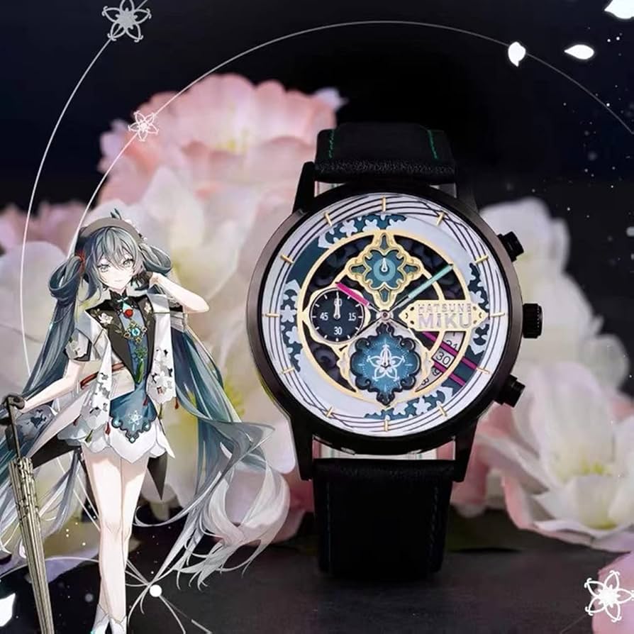 Amazon.co.jp: CANGLAN 初音ミク 腕時計 防水 クォーツ時計
