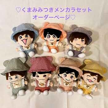 オーダーページ】指人形風メンカラサロペットコーデのちびぬい服