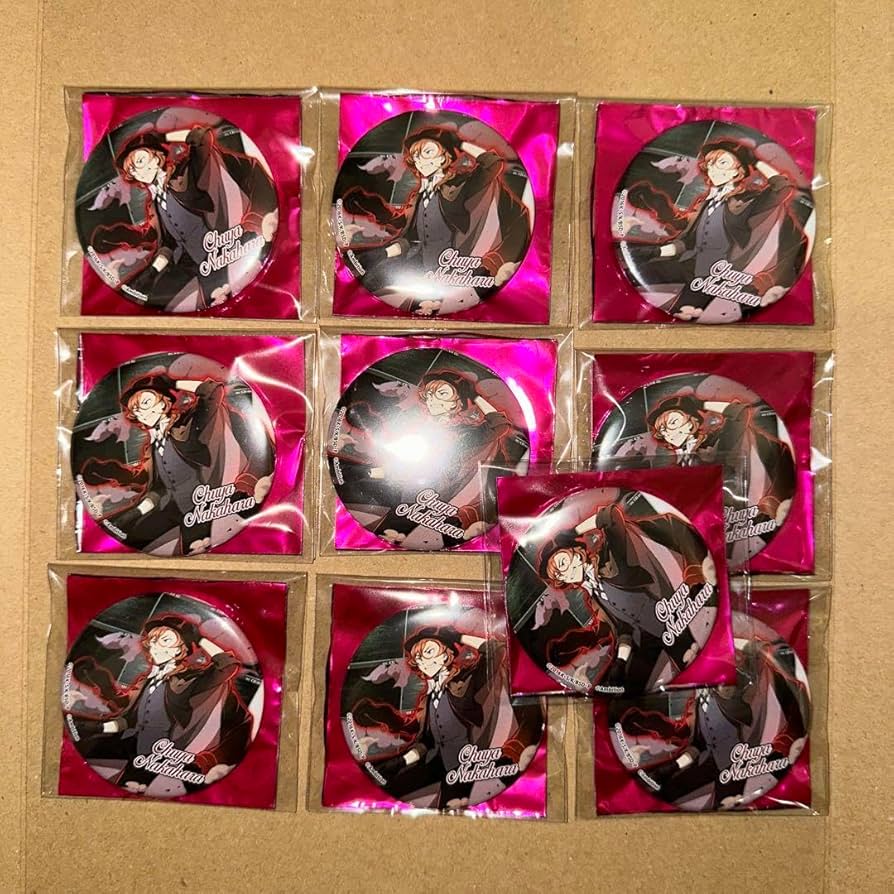 Amazon.co.jp: 文豪ストレイドッグス コラボカフェ本舗 缶バッジ 中原