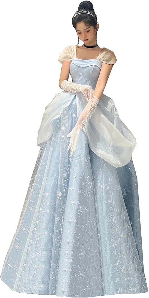 Amazon.co.jp: [株式会社豊作] 極上 シンデレラ 童話 コスプレ 衣装