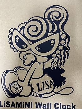 Amazon.co.jp: 100個Hystericmini LiSA MiNI Wall Clock ラメ入り