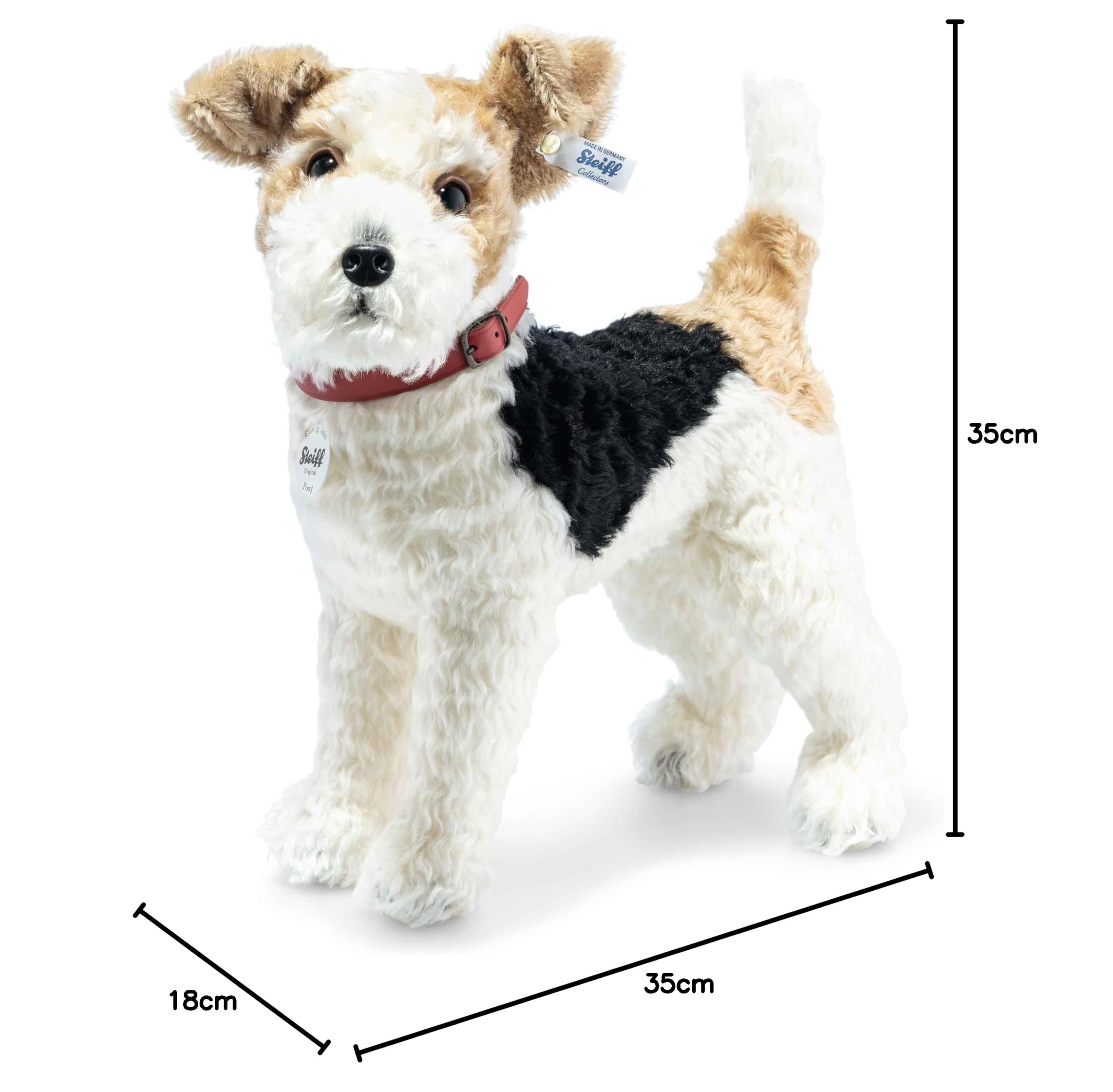 Amazon.co.jp: フォックステリアのフォクシー 35cm ぬいぐるみ : おもちゃ