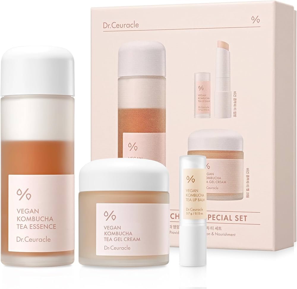 Amazon.com : Dr.Ceuracle Vegan Kombucha Tea Essence and Gel Cream