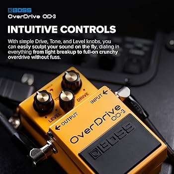Amazon | BOSS OverDrive OD-3 黄色 | ディストーション・オーバー