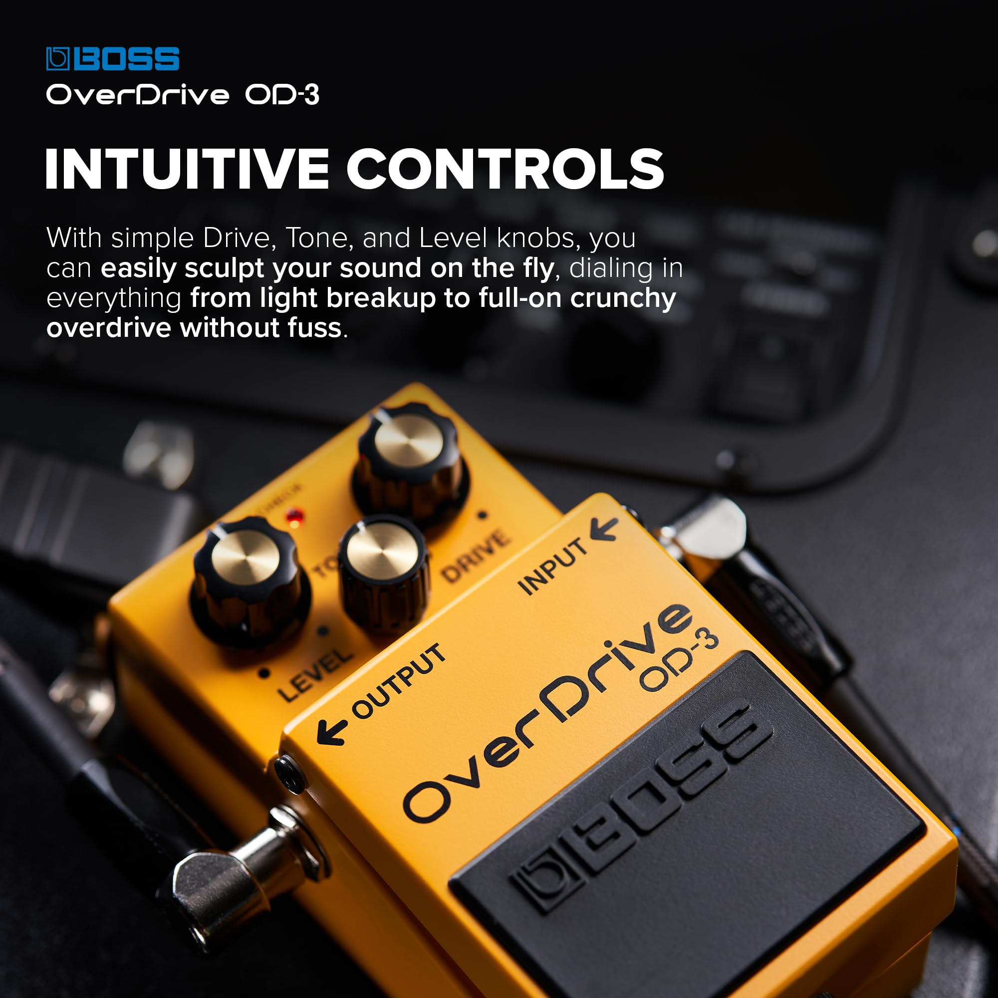 Amazon | BOSS OverDrive OD-3 黄色 | ディストーション・オーバー