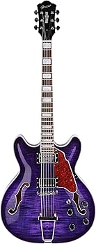 Amazon.com: GROTE Jazz Electric Guitar Semi-Hollow Body Trapeze
