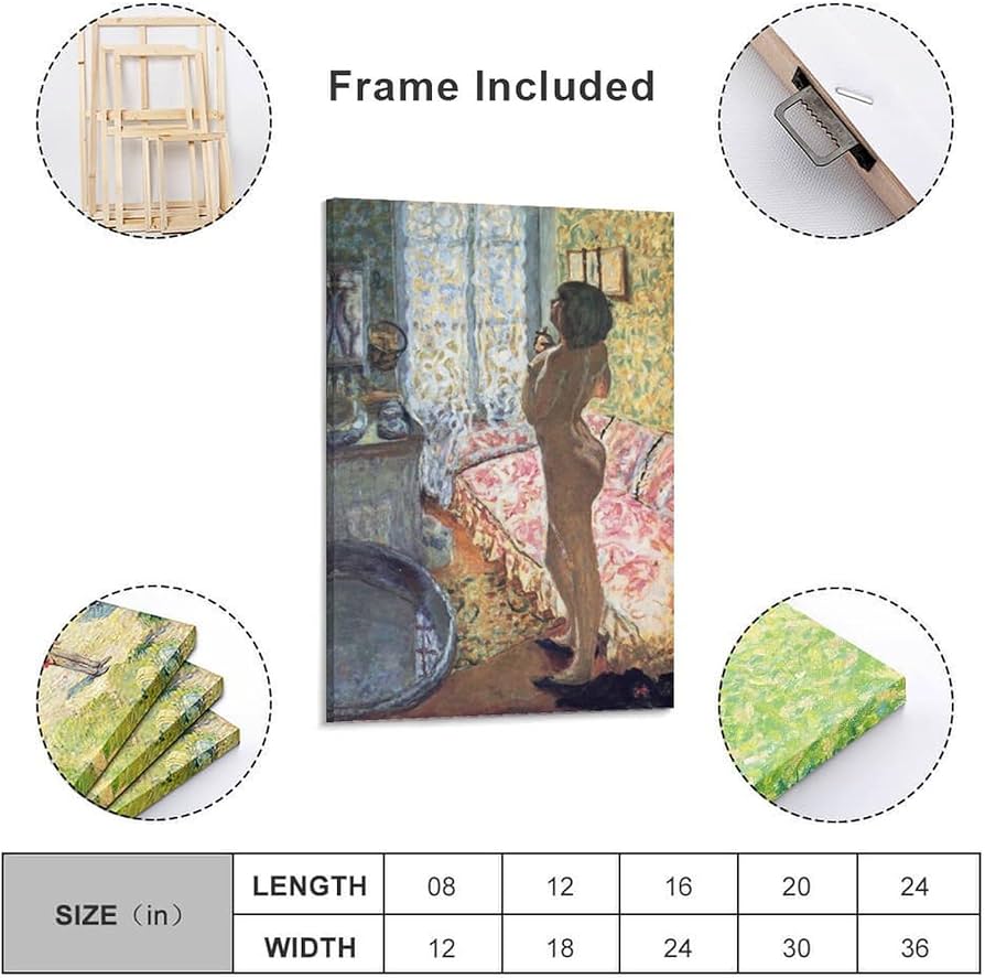 Amazon.co.jp: Pierre Bonnard ピエール・ボナール 《逆光の裸婦