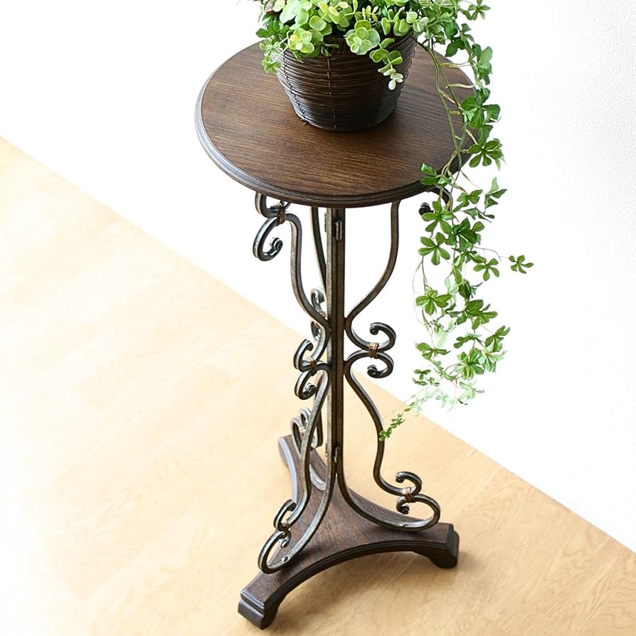 Amazon.co.jp: フラワースタンド 木製 花瓶台 花台 おしゃれ