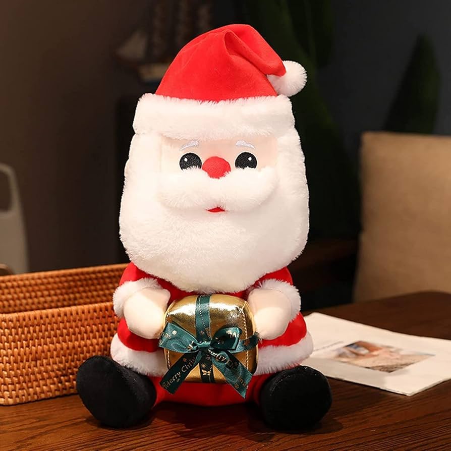 Amazon.co.jp: クリスマスプレゼント サンタさん ぬいぐるみ 抱き