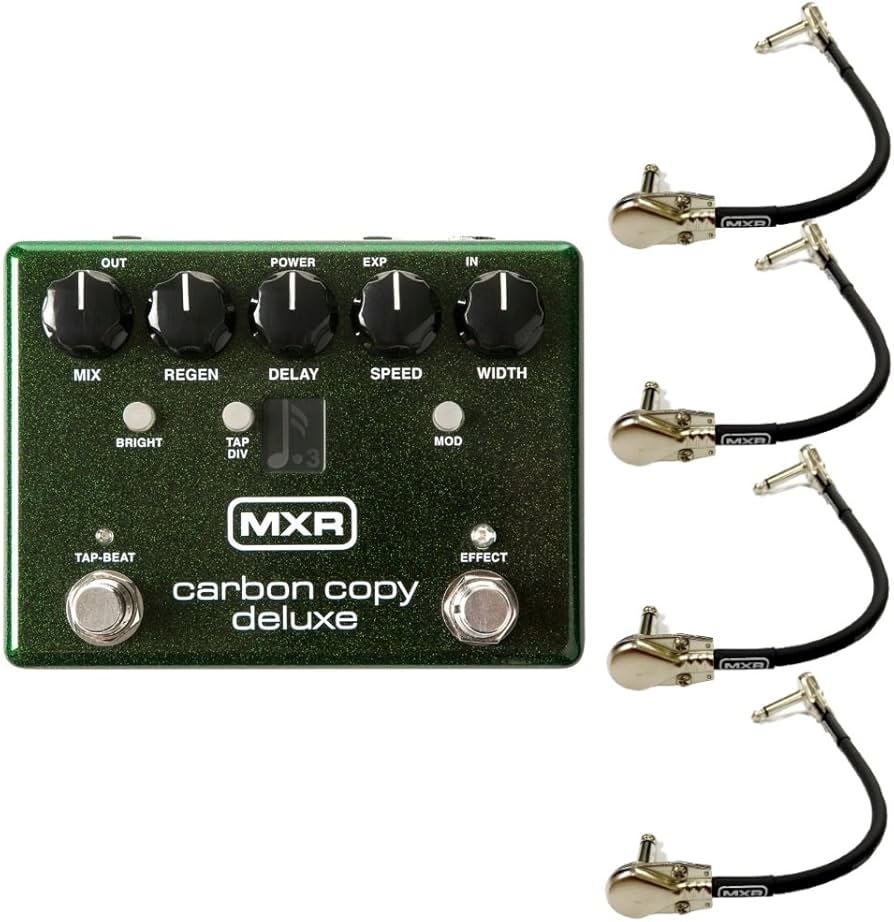 Amazon.com: MXR M292 Carbon Copy Deluxe Analog Delay Pedal Bundle