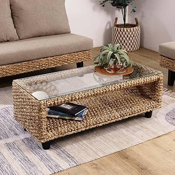 Amazon.co.jp: KAGLAB アジアン家具 ローテーブル ウォーター