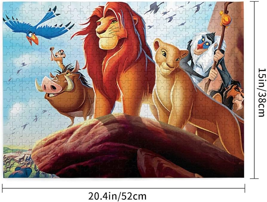 Amazon.co.jp: ライオンキング 500ピース ジグソーパズル 大人 子供用