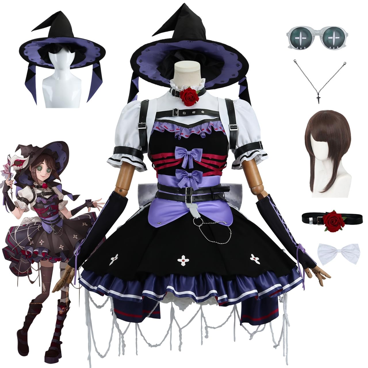 Amazon.co.jp: MOSATO 第五人格 エマ・ウッズ コスプレ衣装 園丁