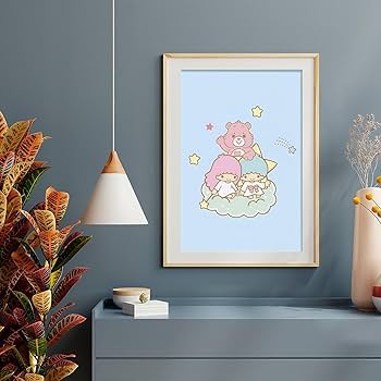 Amazon.co.jp: ケアベア キキララ ポスター 絵画 インテリア 壁紙用