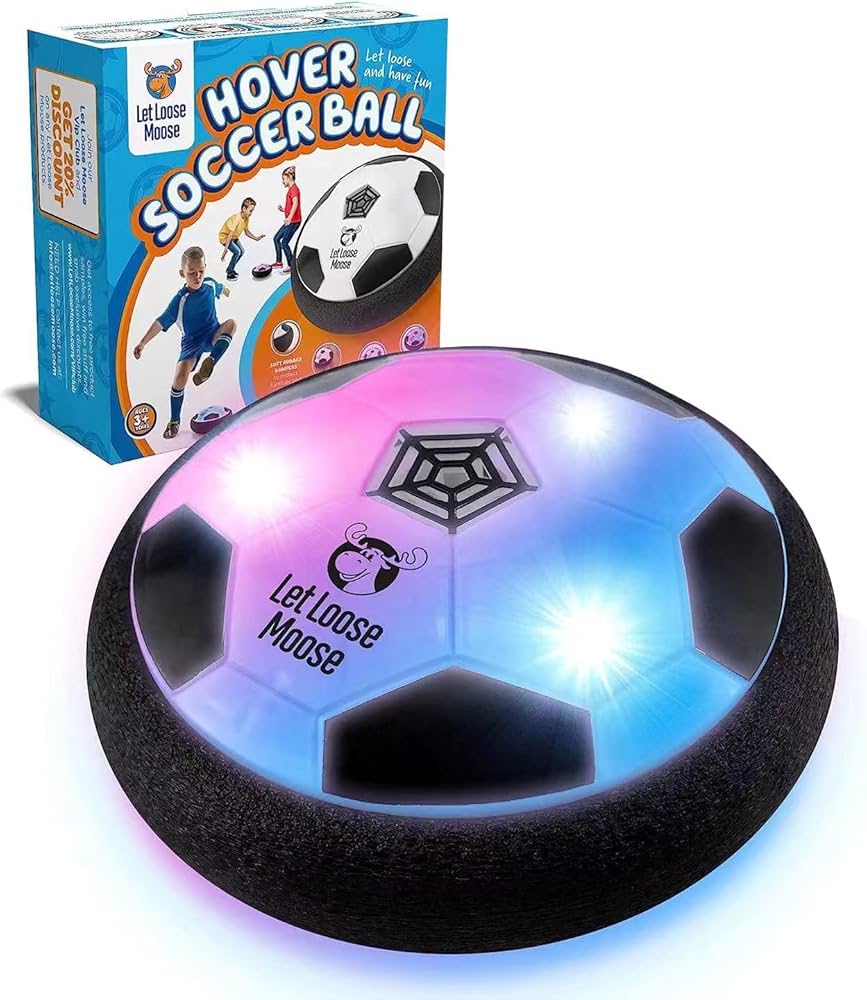 Amazon.com: Let Loose Moose Hover Soccer Ball - Indoor LED