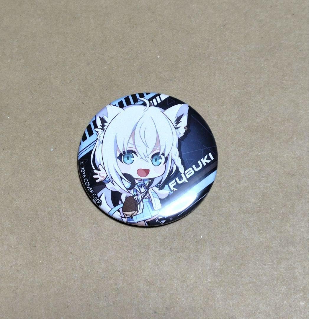 ホロライブサマー 2022 シャイニーウェーブver. 缶バッジ 白上フブキ