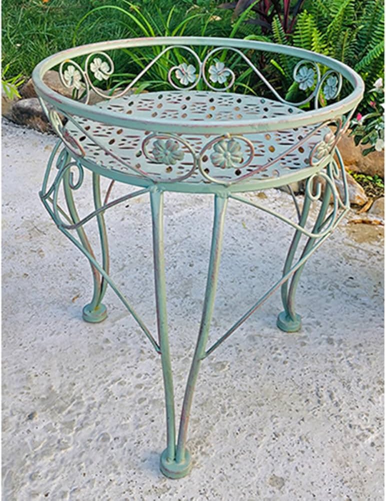 Amazon.co.jp: [ムリョ] アイアン猫脚花台 大中小3点セット 花台