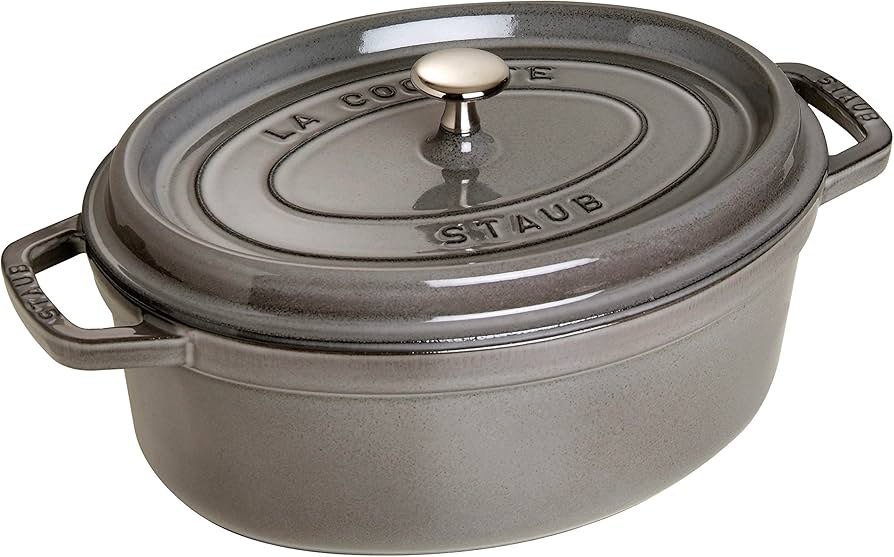 Amazon｜staub ストウブ 「 ピコ ココット オーバル グレー 33cm