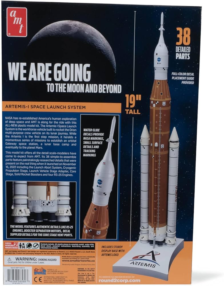 Amazon | AMT 1/200 NASA 新型ロケット アルテミス-1 2022 プラモデル
