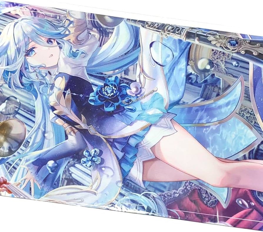 Amazon.co.jp: 原神 フリーナ プレイマット ミッドナイトブルー d_f