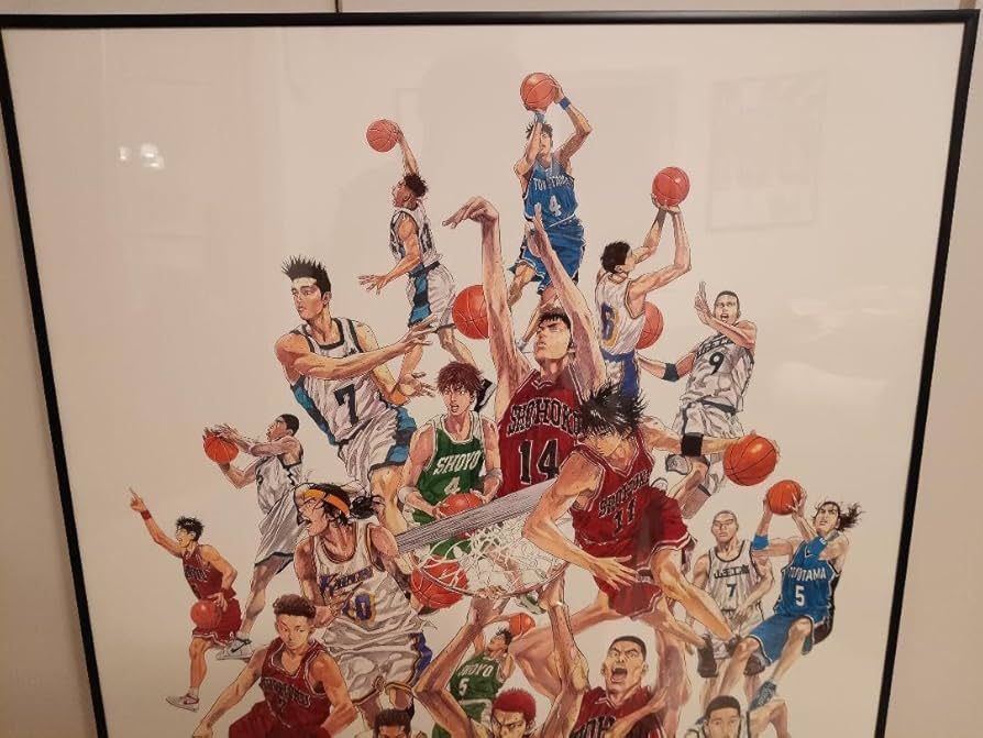 Amazon.co.jp: 額縁セット スラムダンク A全 ポスター 原作 ジャンプ