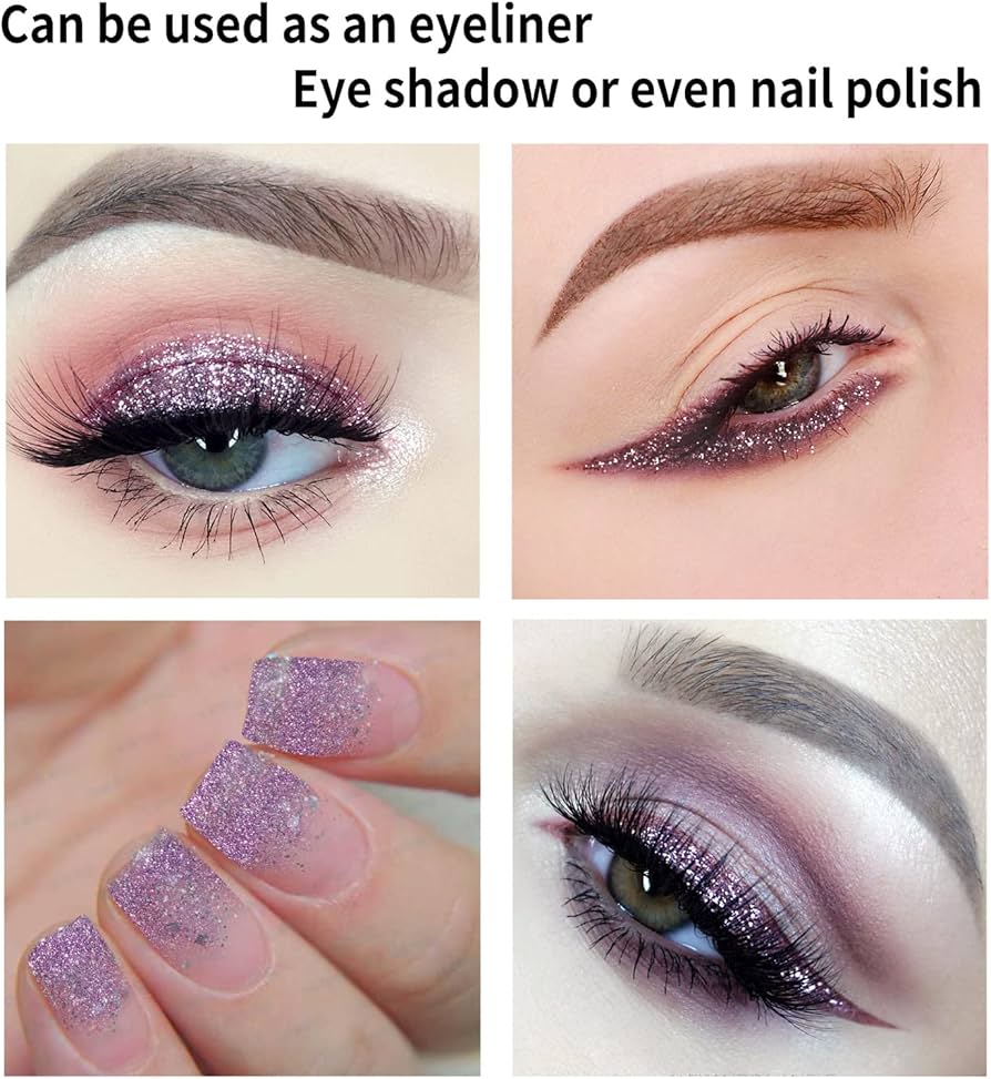 Amazon.co.jp: Boobeen カラフル グリッター アイライナー リキッド