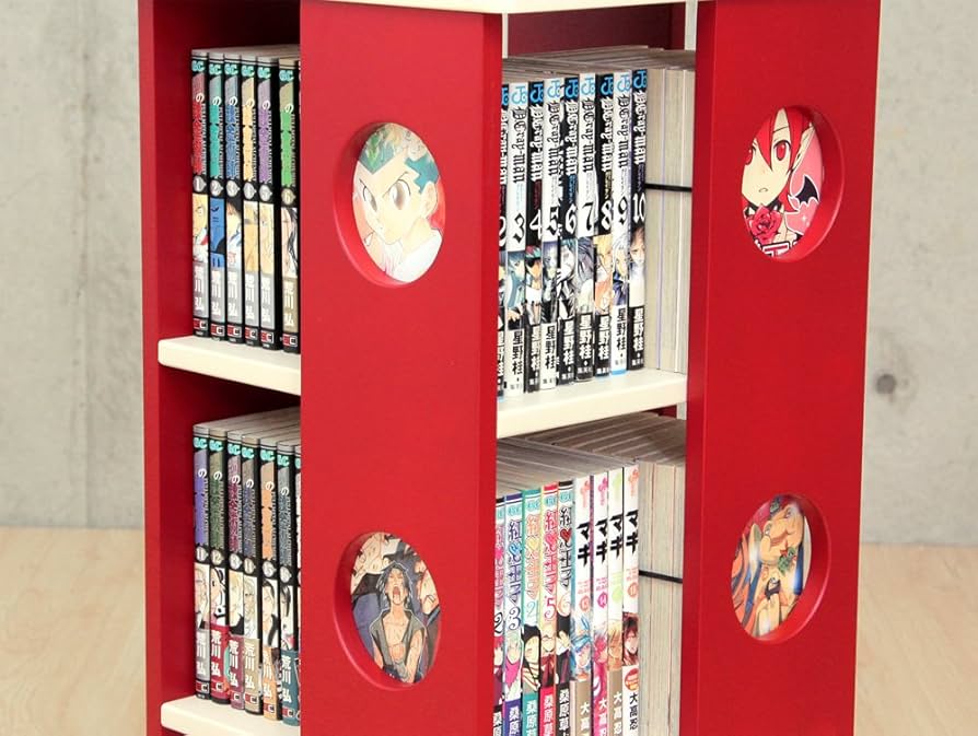 Amazon｜回転式の本棚！回転コミックラック（7段タイプ）【SWK-7