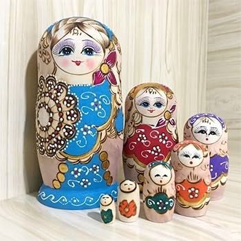Amazon.co.jp: 入れ子人形 マトリョーシカ マトリョーシカ人形 ロシア