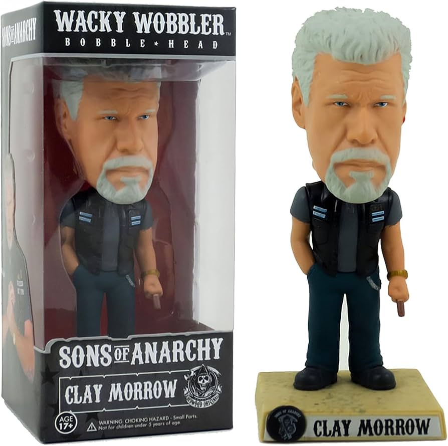 Amazon.com: Funko Sons of Anarchy Clay Morrow Wacky Wobbler Bobble