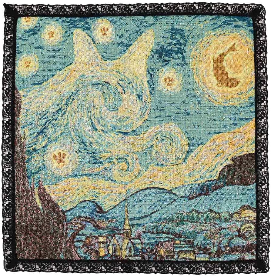 Amazon.co.jp: 【CAT ART】 キャットアート ゴブラン織り ハンカチ