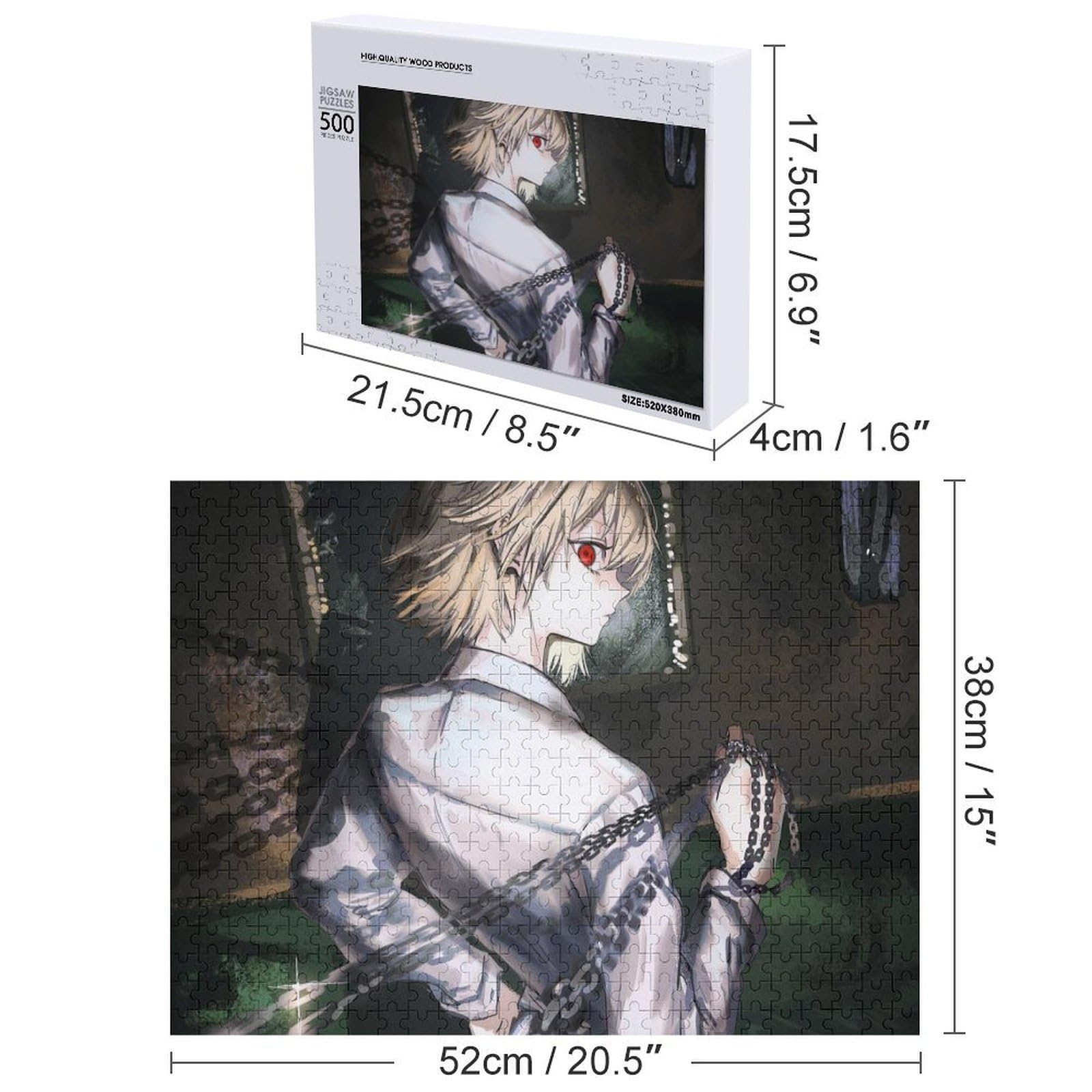 Amazon.co.jp: ジグソーパズル 木製パズル ハンターハンター クラピカ